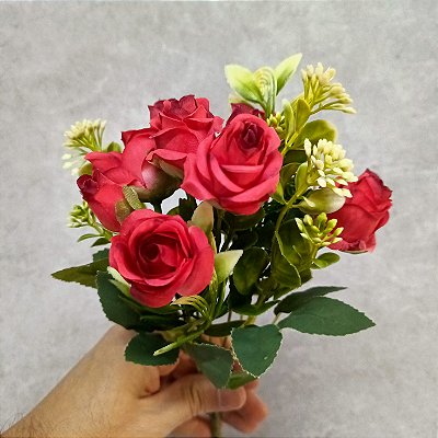 BUQUE ROSA PRIMAVERA VEMELHO 130743