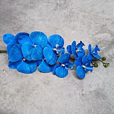 HASTE ORQUIDEA 3D GRANDE X9 - AZUL ESCURO