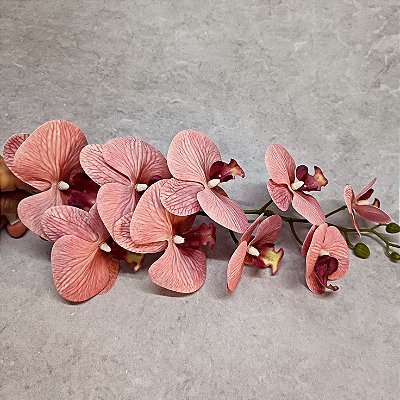 HASTE ORQUIDEA 3D GRANDE X9 ROSA MESCLA