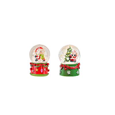 GLOBO DE NEVE NATAL POLIRESINA BONECO DE NEVE 4,5X7CM 130812