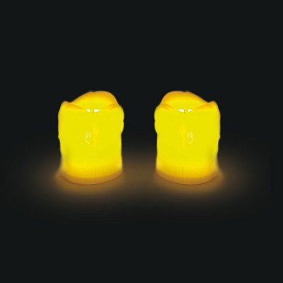 VELA ELETRÔNICA DECORATIVA 4X6CM COM LUZ DE LED 1 UNIDADE