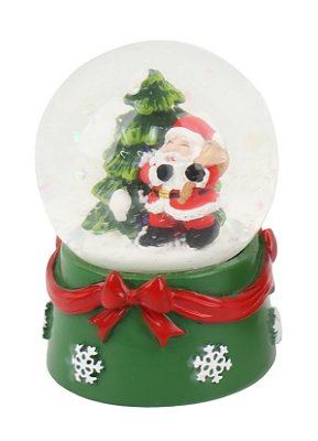 GLOBO DE NEVE NATALINO POLIRESINA PAPAI NOEL 4,5X7CM 130810