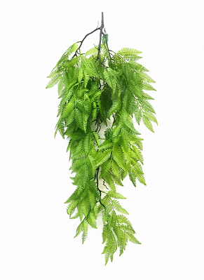 PENDENTE DE FOLHAS X34 VERDE 60CM 130540