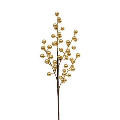 HASTE NATALINA BERRY DOURADO 44CM 130758