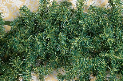 GUIRLANDA 40 CM NATAL RAMIFICADA PROFISSIONAL VERDE 11621