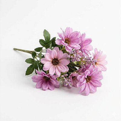 BUQUE MARGARIDA X6 LILÁS 35CM 131094