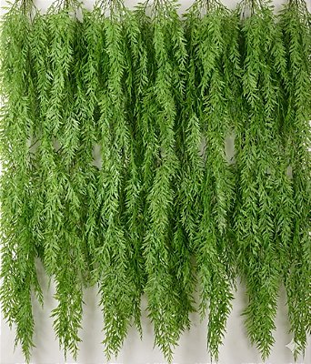 PENDENTE GRANDE TOQUE REAL DE FOLHAS UN X5 115CM VERDE 131133