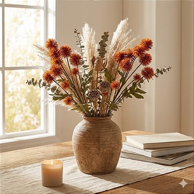 HASTE ERIGIUM DESIDRATADA PREMIUM 62CM 4 CORES 131387