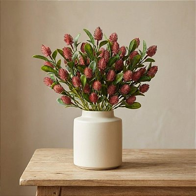 HASTE POM POM X3 48CM - VERMELHO 131446