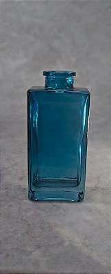 VASO DECORATIVO EM VIDRO AZUL 13X6 CM-131597