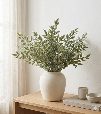 BUQUE VERDE NEVADO X6 35CM 132050