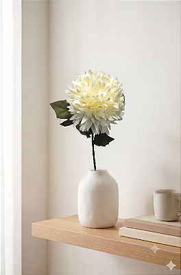 HASTE DE GERBERA ARANHA CREME 50CM-132145