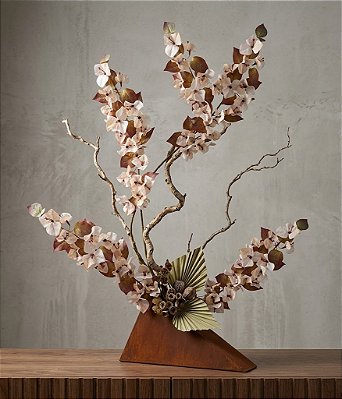 HASTE DE BOUGAINVILLEA OUTONADA PESSEGO 75CM 132147