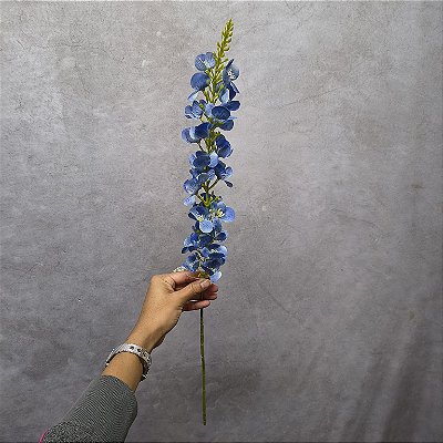 HASTE  DE GLICINIA X 5 AZUL ESCURO 65CM-132129