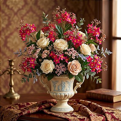 HASTE GALHO FLOR MINI X44 ROSA PINK 60CM-132073