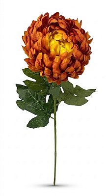 HASTE DE CRISANTEMO LARANJA TERRA COTA 72CM 132060