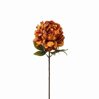 HASTE DE PEONIA LARANJA 56CM 131249