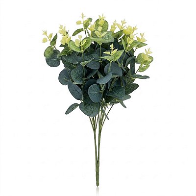 BUQUE DE  EUCALIPTO  X16 VERDE FOSCO 48CM