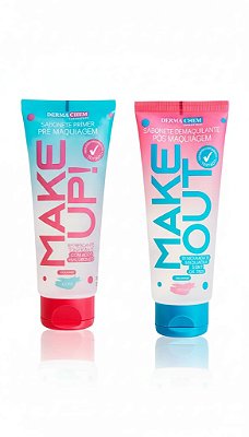 Kit Sabonete Liquido Pré e Pós Maquiagem Dermachem