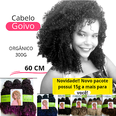 Cabelo Orgânico Sleek Bundles Goivo 300g