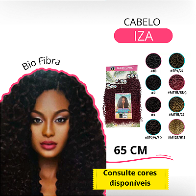 Cabelo Bio Fibra Iza Cacheado 300g Fashion Classic 65cm