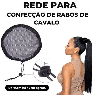 Rede Cap Para confecção de rabo de cavalo