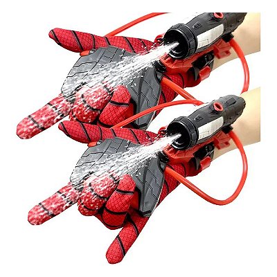 Lançador Homem Aranha de água Pressão de pistola com Luva