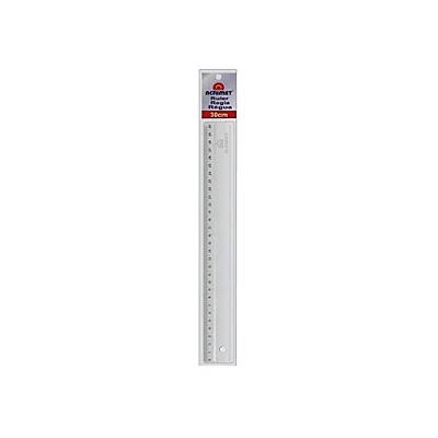 Regua de poliestireno Transparente 30cm. - Acrimet