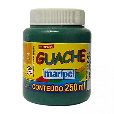 Tinta guache (250 ml) Verde Escuro - Maripel