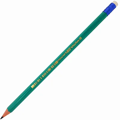 Lápis Preto Sextavado 2HB Com Borracha BIC