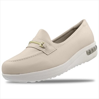 Tênis Modare Slip On Feminino - Creme