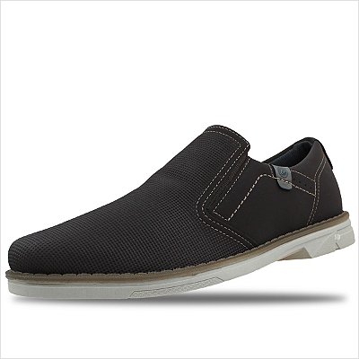 Sapato Pegada Slip On Microfibra Masculino -  - Nob Brown/Importado Um