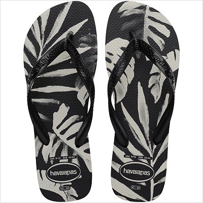 Chinelo Havaianas Aloha Masculino - Preto/Preto