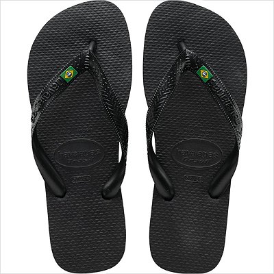 Chinelo Havaianas Brasil GD Unissex - Preto