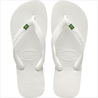 Chinelo Havaianas Brasil GD Unissex - Branco