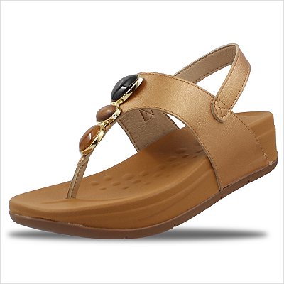 Sandália Modare Ultra Conforto Pedrarias Femiino - Bronze
