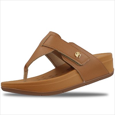 Sandália Modare Plataforma Ultraconforto Feminino - Camel