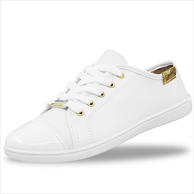 Tênis Moleca Casual Feminino - Branco