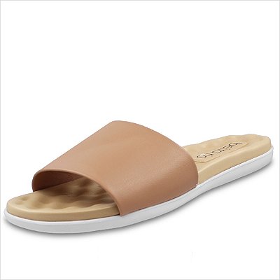 Chinelo Beira Rio Slide Feminino - Nude