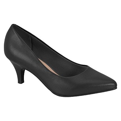 Scarpin Beira Rio Salto Fino Feminino - Preto