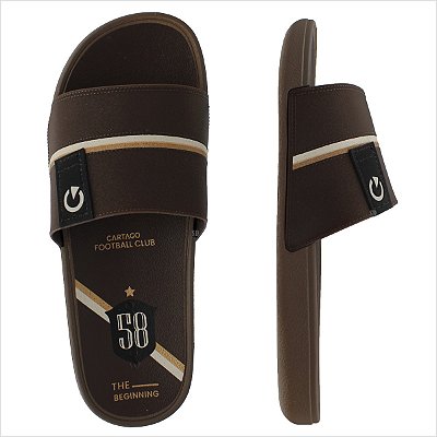 Chinelo Cartago Detroit Gáspea Masculino - Marrom/Marrom