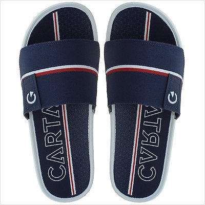 Chinelo Cartago Detroit Gáspea Masculino - Branco/Azul