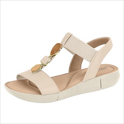 Sandália Modare Ultra Conforto Feminina - Creme