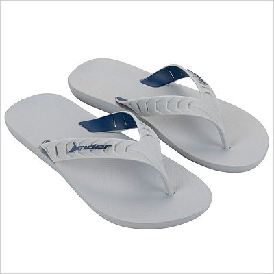 Chinelo Rider Street Duo Dedo AD Ref:12430 - Cinza/Cinza/Azul