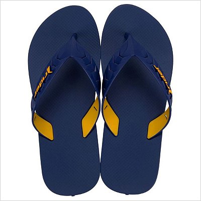 Chinelo Rider Street Duo Dedo AD Ref:12430 - Azul/Azul/Amarelo