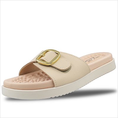 Chinelo Modare Ultraconforto Massageador Feminino - Creme
