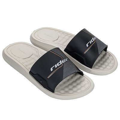 Chinelo Rider Step Slide AD Ref:12265 - Bege/Preto