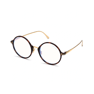 ÓCULOS ARMAÇÃO DE GRAU | REDONDO | TOM FORD FT5703 053 52 21