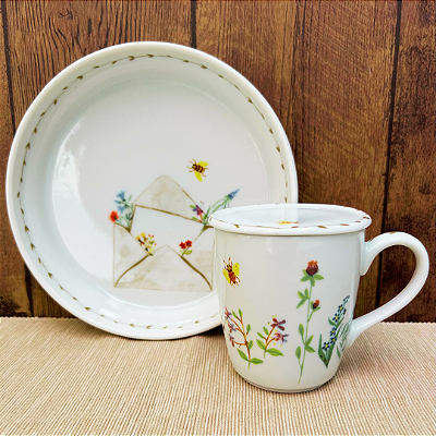Conjunto 3 peças - Flor de Maio