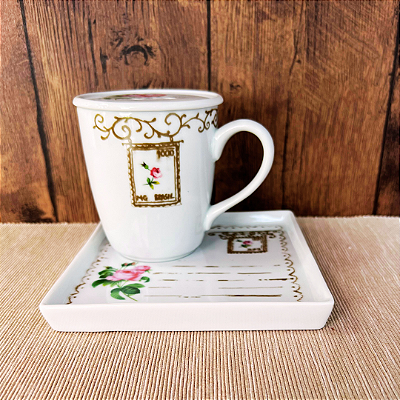 Conjunto 3 peças - Flor de Maio